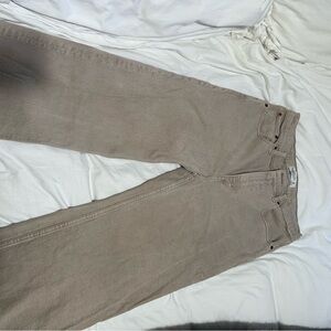 Abercrombie & Fitch Tan Straight Leg Jeans